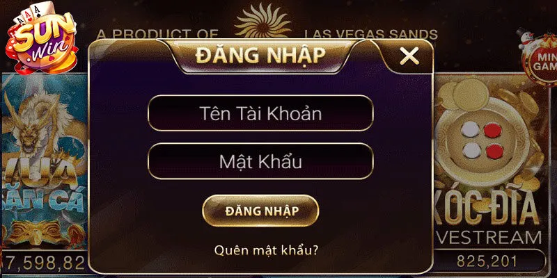 Hướng dẫn đăng nhập Sunwin